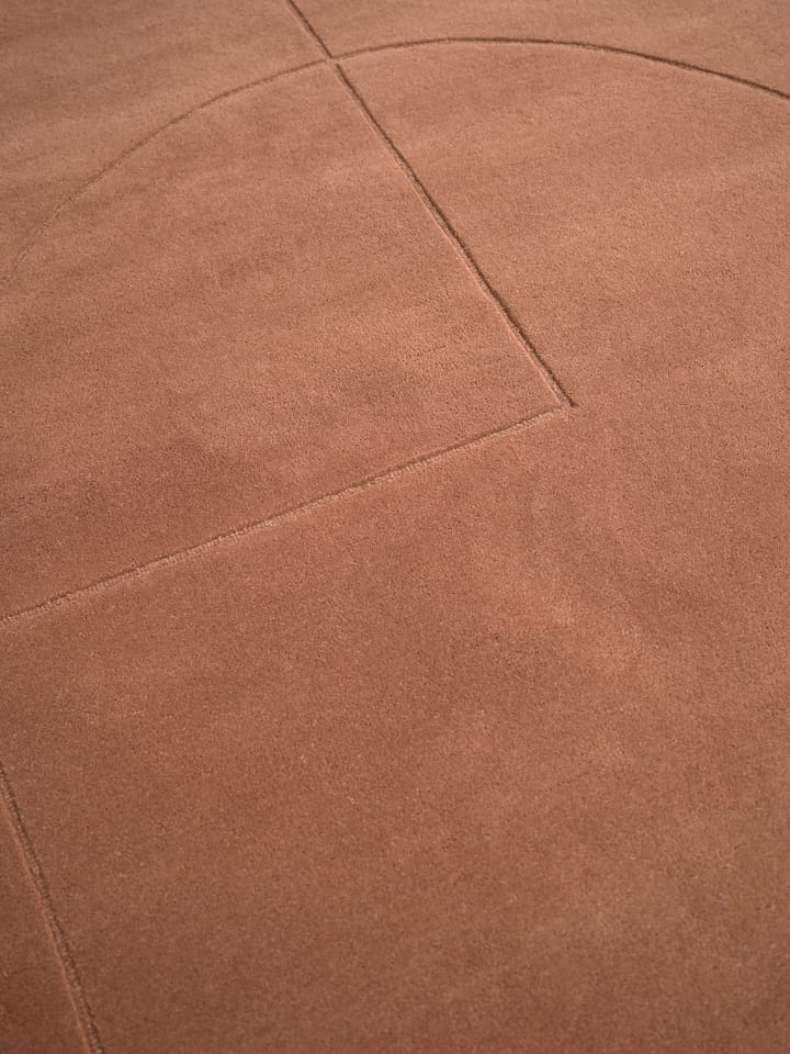 Lineal Poem 羊毛 地毯, Amber. 140x200 cm Linie Design
