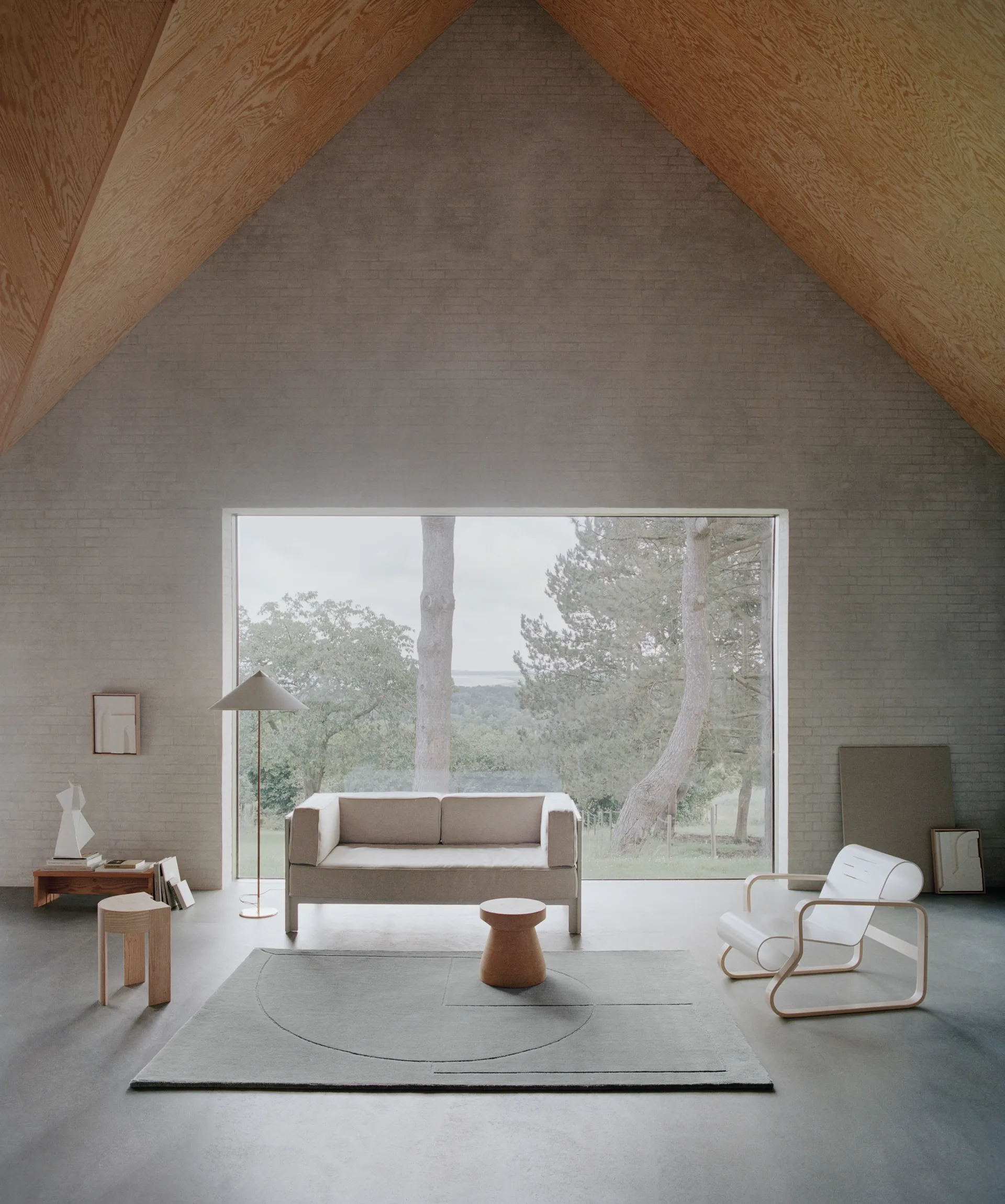 Lineal Poem 羊毛 地毯, Moss. 170x240 cm Linie Design