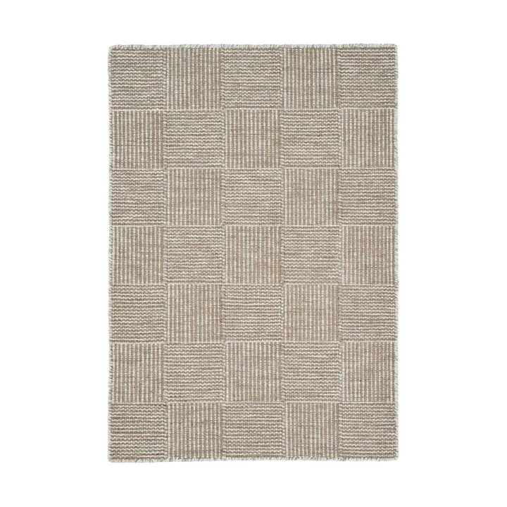 Linie Design 棋盘地毯 - 浅灰色_140x200cm - Linie Design