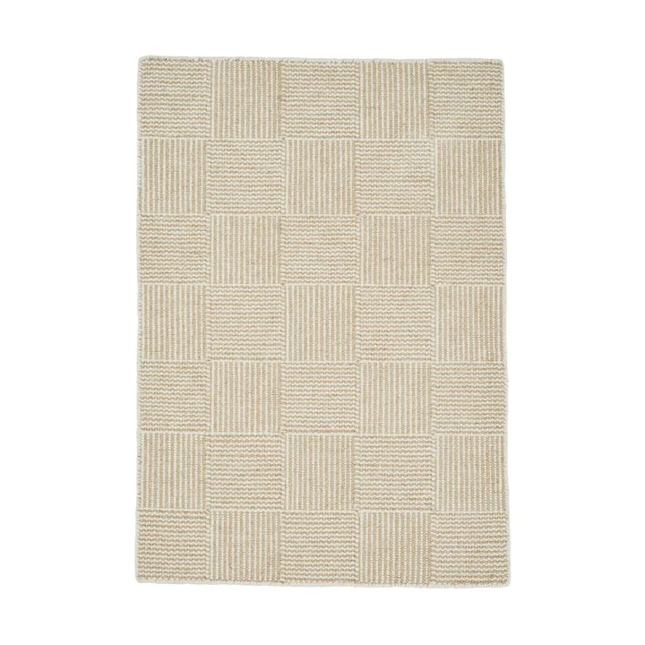 Linie Design 棋盘地毯 - 白色_140x200cm - Linie Design