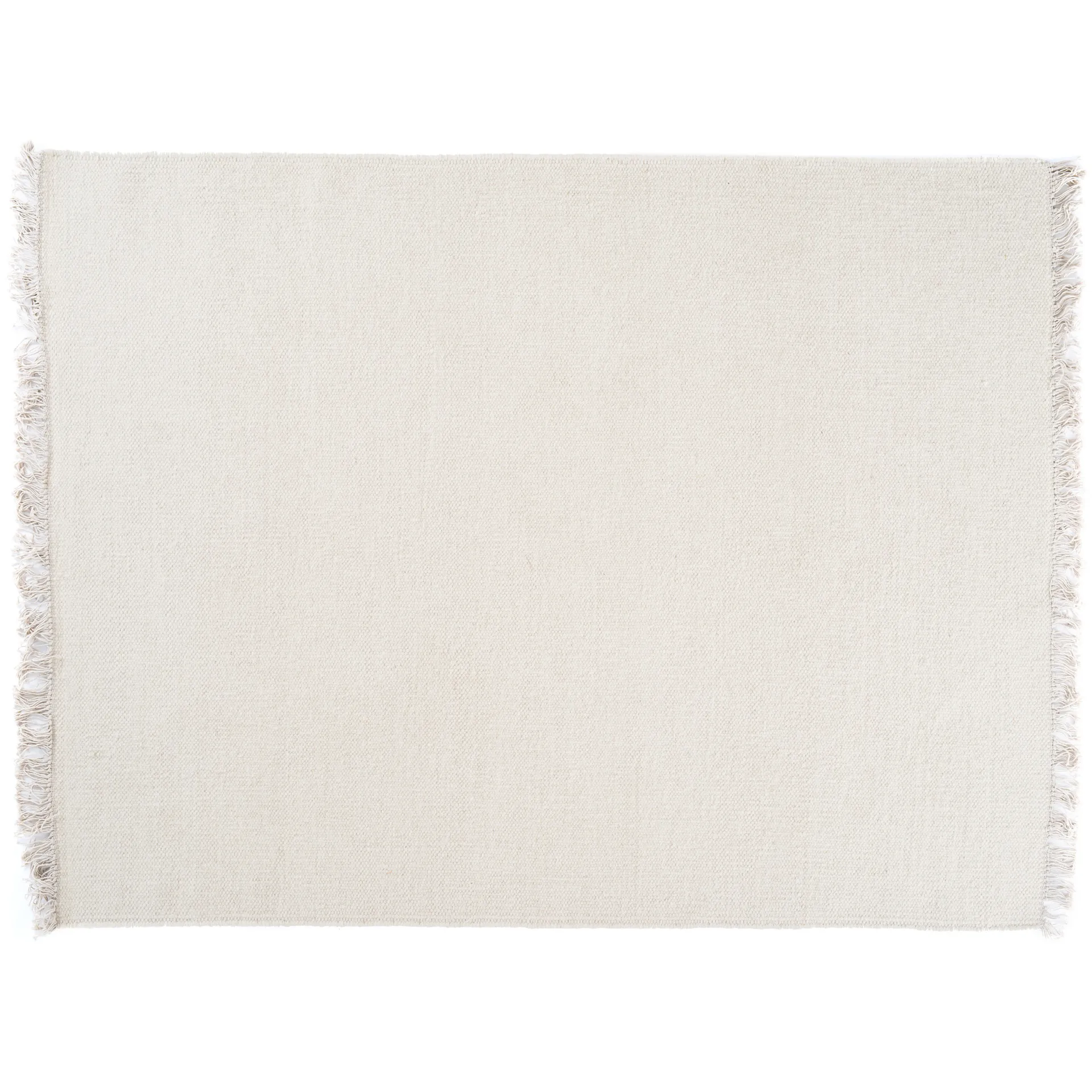 Linie Design 丹麦设计彩虹羊毛地毯 170×240cm, 白色 Linie Design