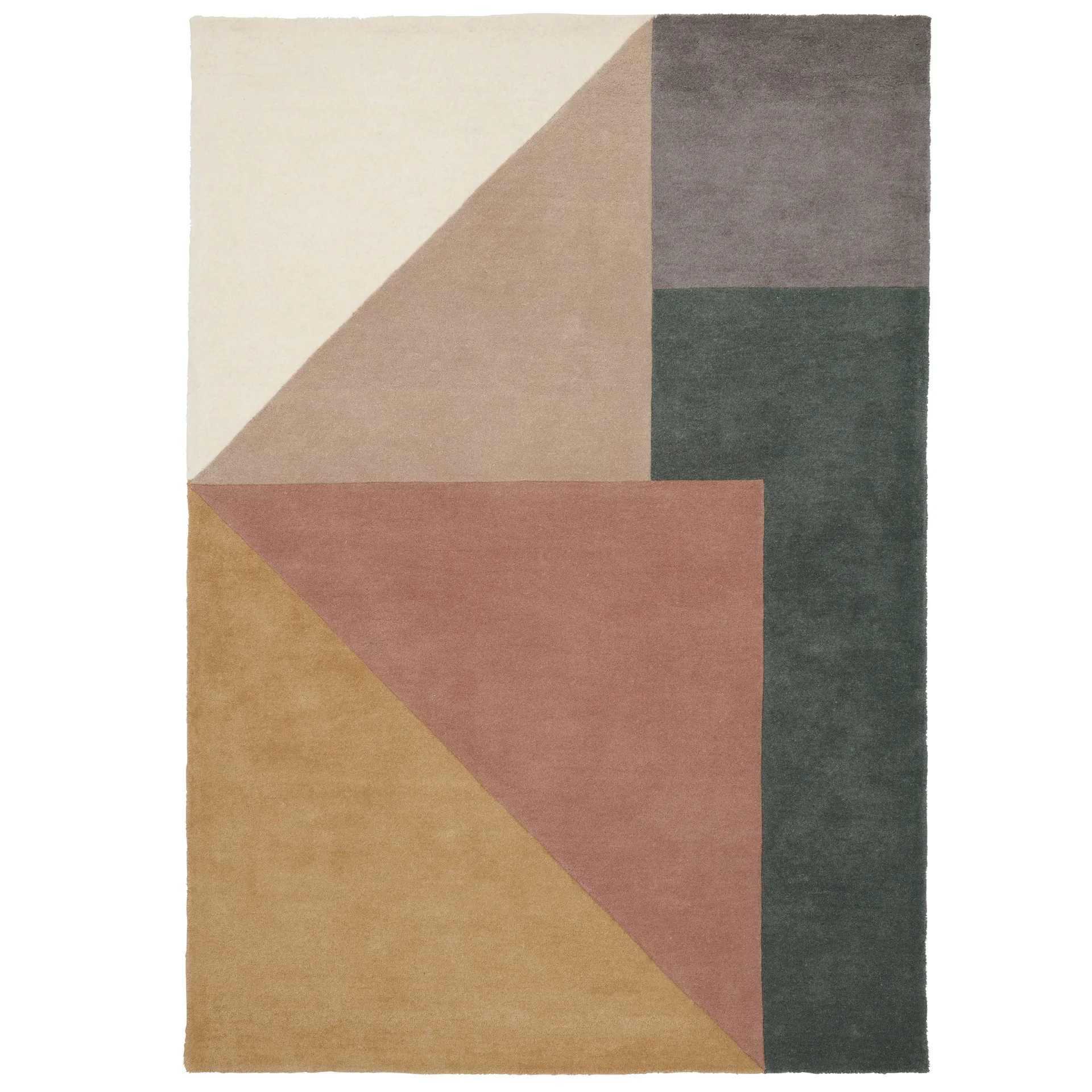 Linie Design Arguto系列 140×200cm羊毛地毯, 玫瑰色 Linie Design