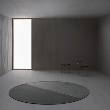 Magnetize 圆形地毯直径170cm - 绿色 - Linie Design