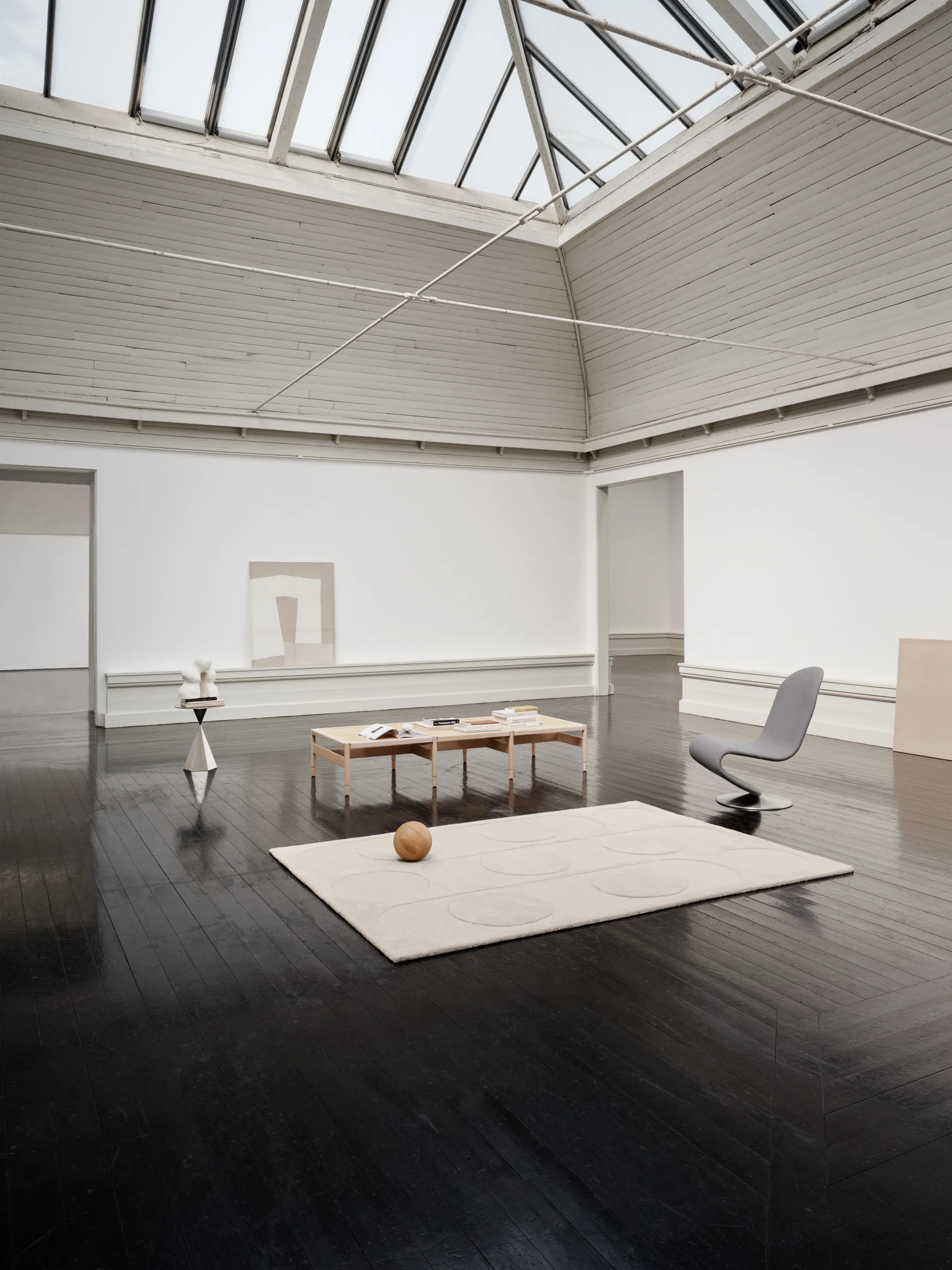 Orb Alliance羊毛地毯, 粉笔白色_170x240cm Linie Design