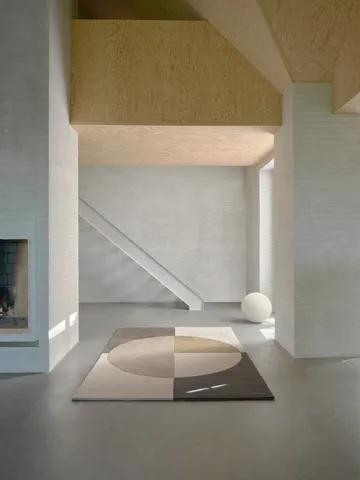 Radiality羊毛地毯 - 橄榄绿_140x200cm - Linie Design