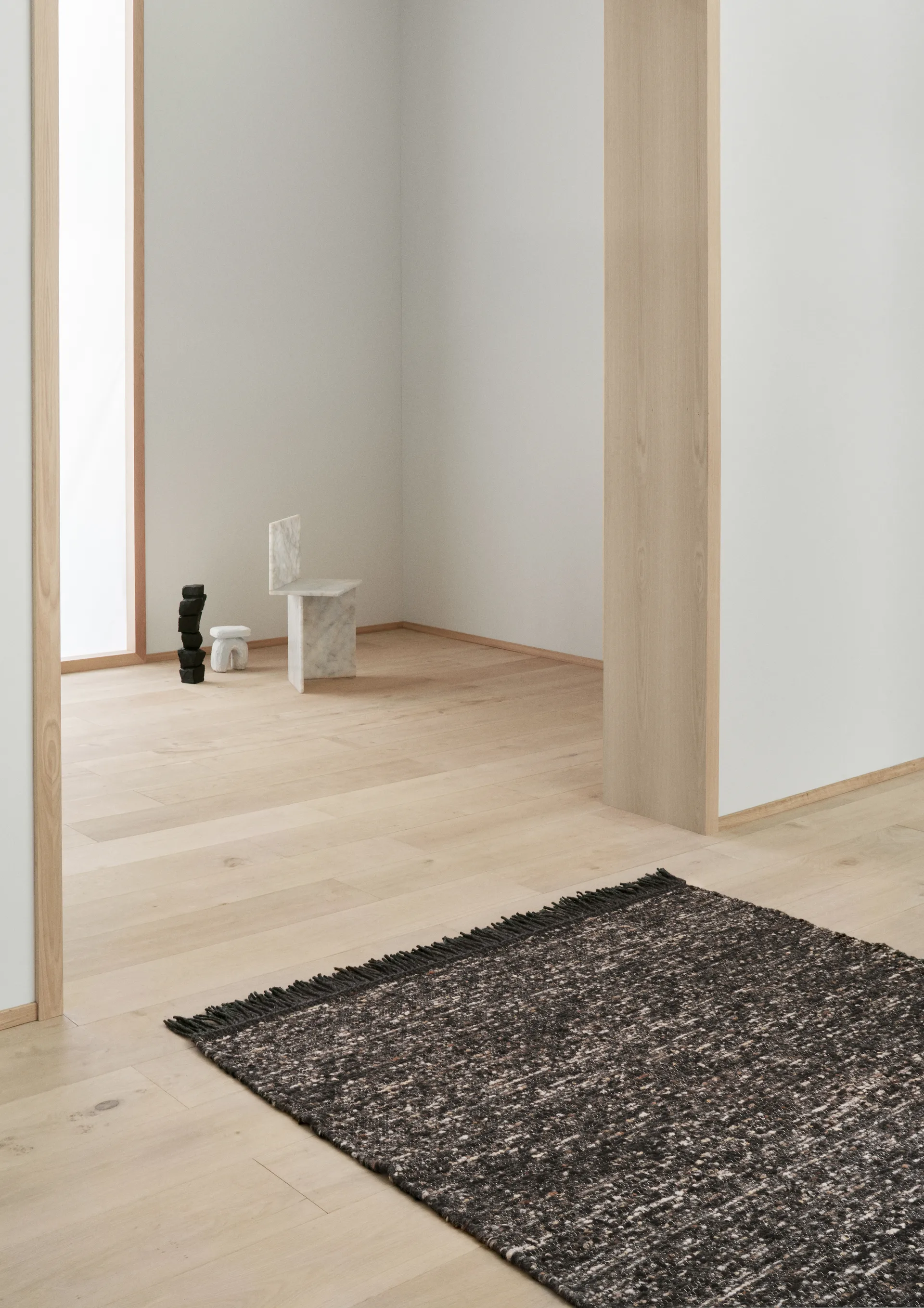 Valdi 地毯 170x240 cm, Charcoal Linie Design