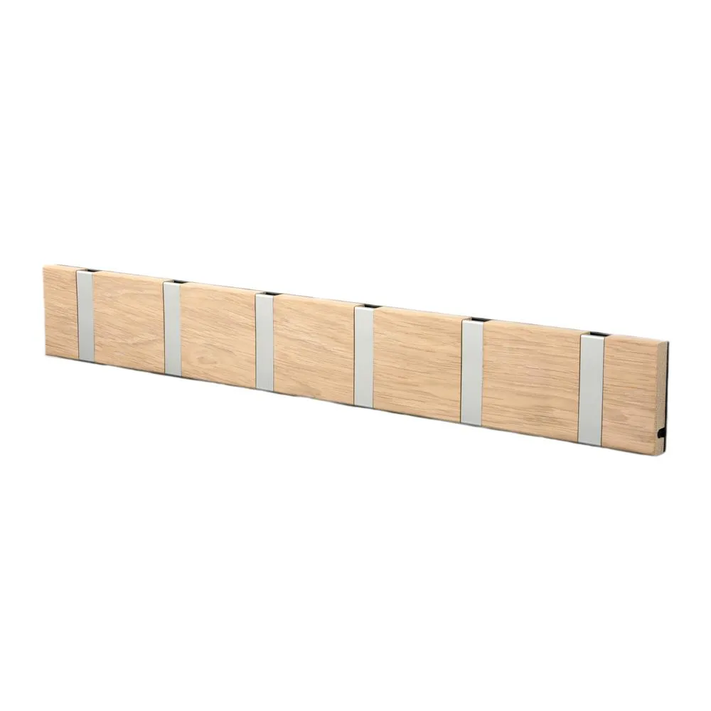 Loca Knax 衣架60cm, 皂洗橡木_灰色 LoCa