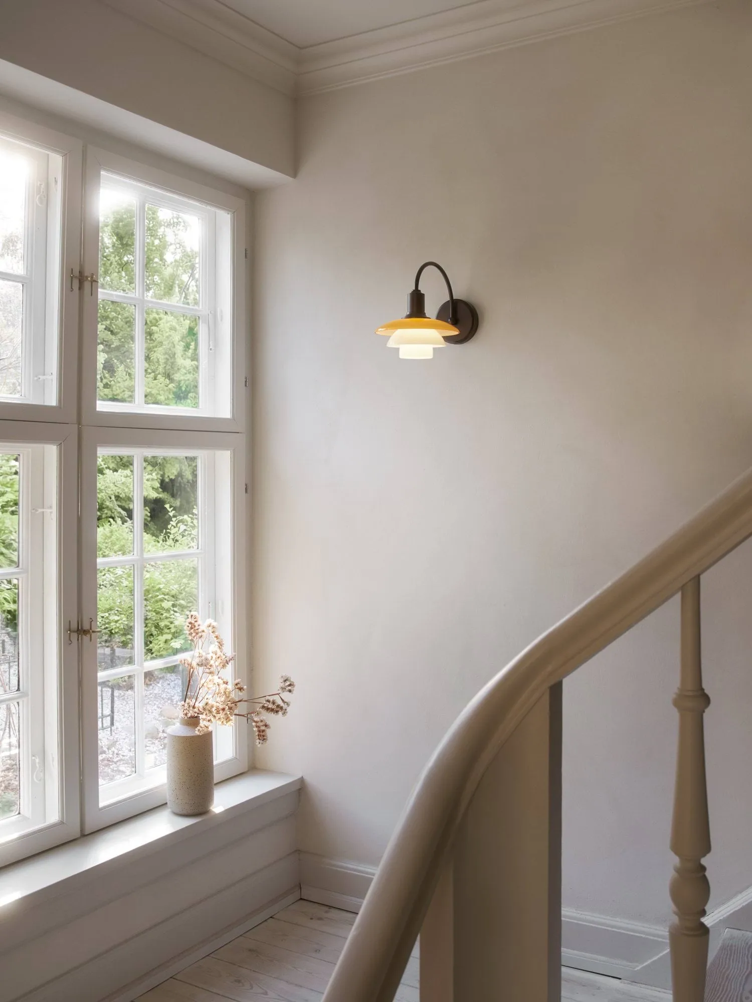 PH 2/2 Centenary Edition 壁灯, 琥珀色-乳白色，快速安装 Louis Poulsen