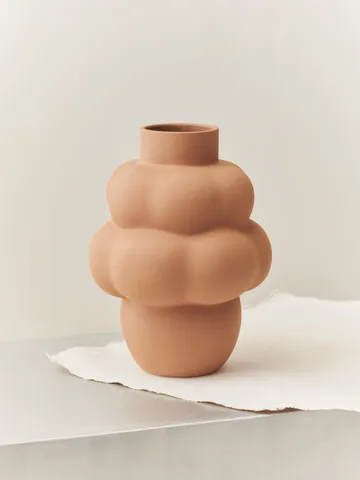 Balloon 04 小号花瓶18cm - 磨砂赭石色 - Louise Roe