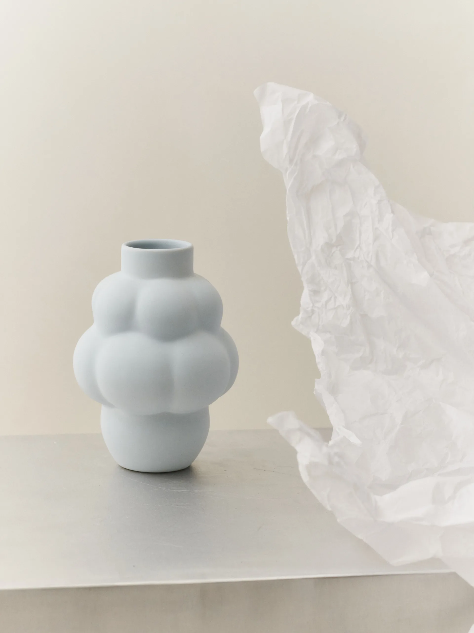 Balloon 04 小号花瓶18cm, 天蓝色 Louise Roe