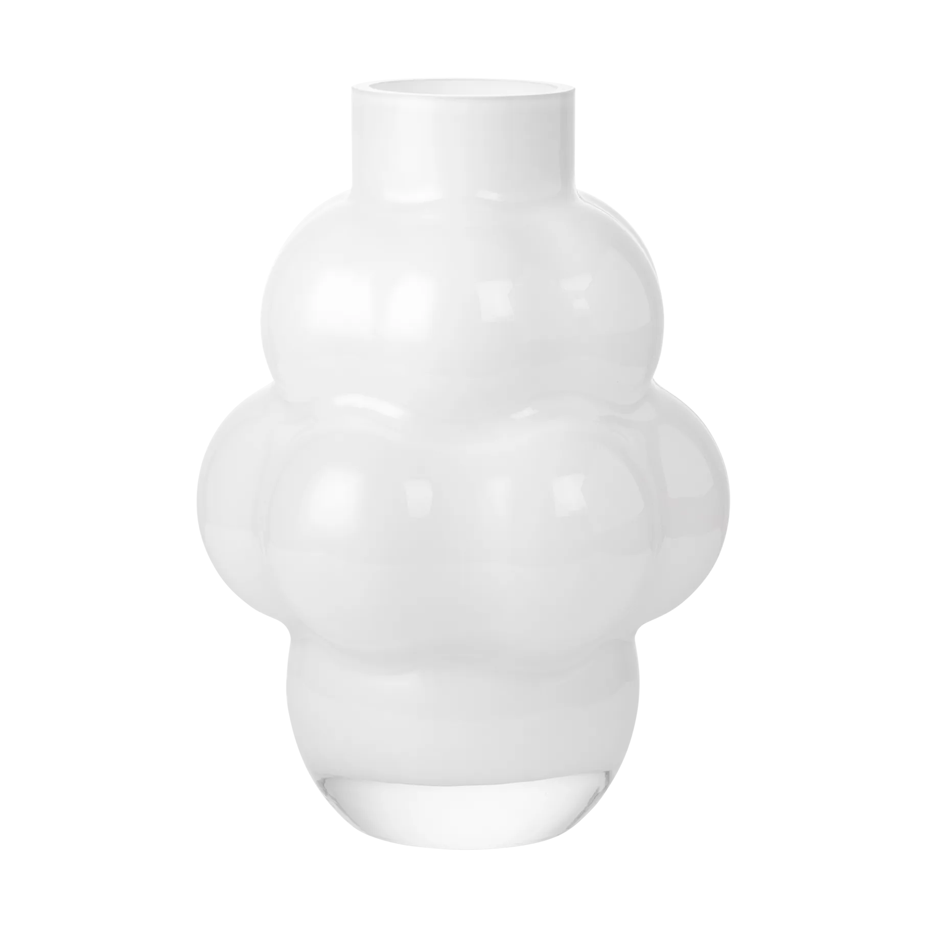 Balloon 04 花瓶 32cm, 乳白珠光色 Louise Roe
