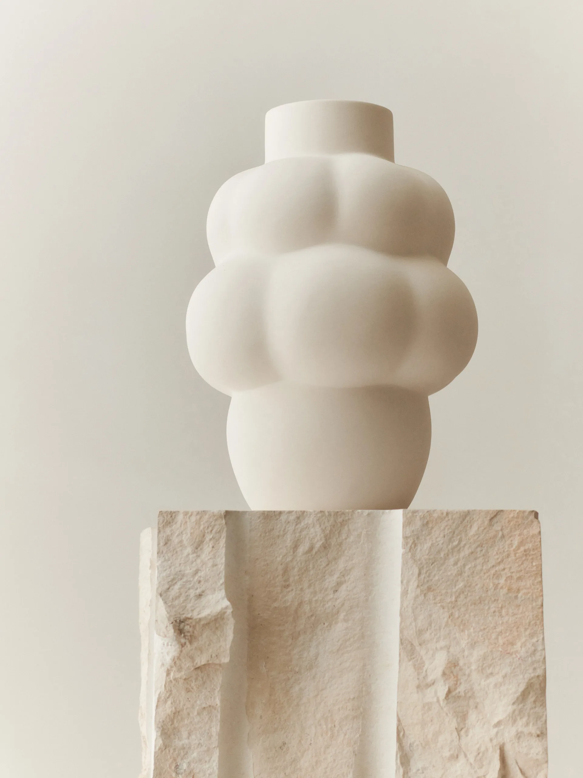 Balloon 04 花瓶 Petit 18 cm, 生白 Louise Roe