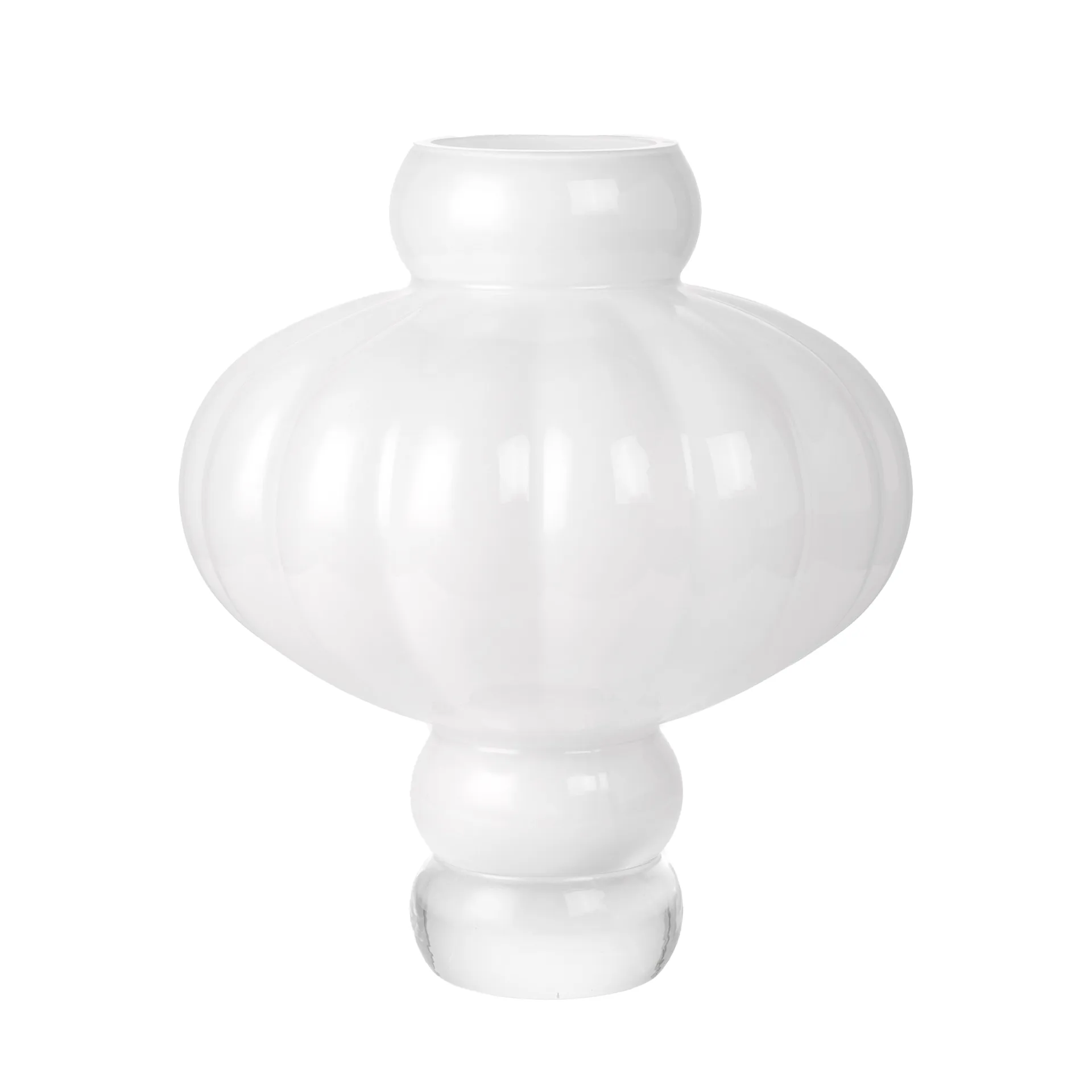 Balloon 08 花瓶30cm, 乳白珠光色 Louise Roe
