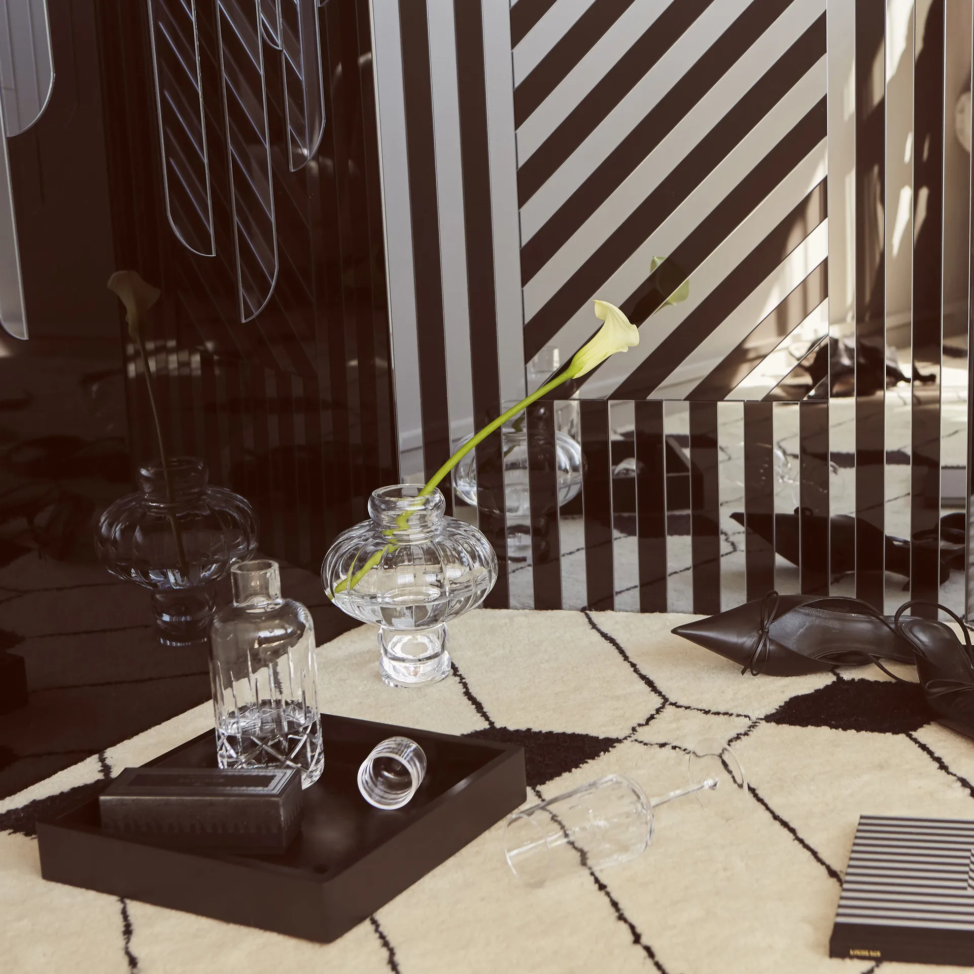 Balloon 气球花瓶 透明 20cm, 透明 Louise Roe