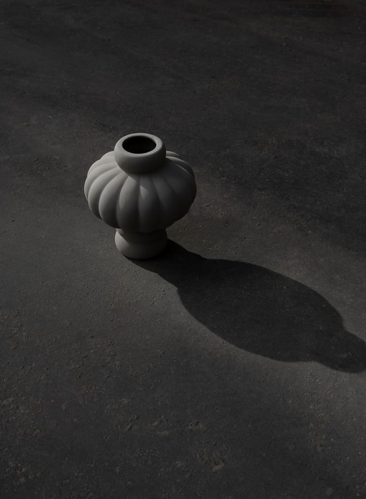 Balloon 气球花瓶 透明 20cm, 磨砂灰色 Louise Roe