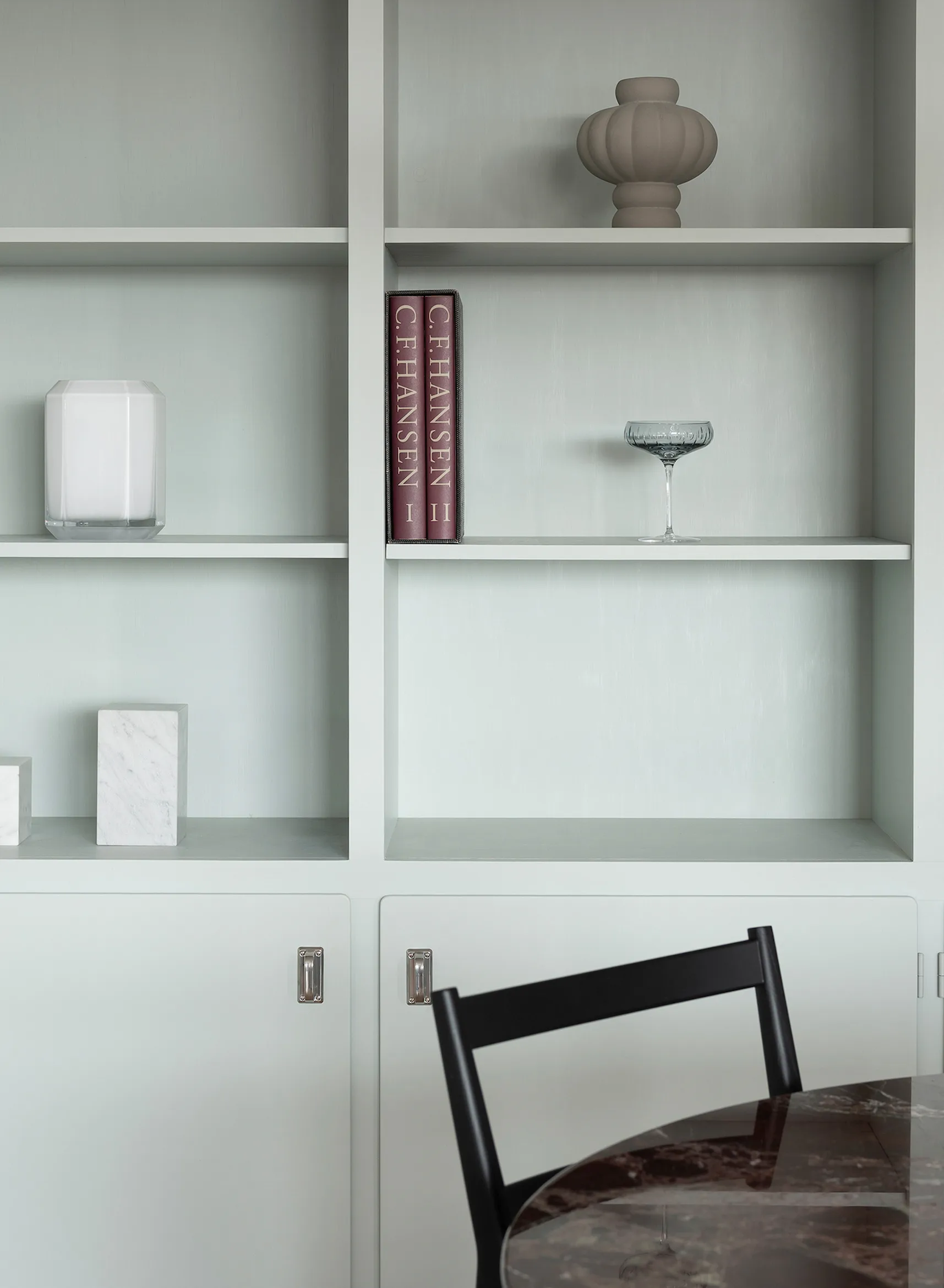 Balloon 气球花瓶 透明 20cm, 磨砂灰色 Louise Roe