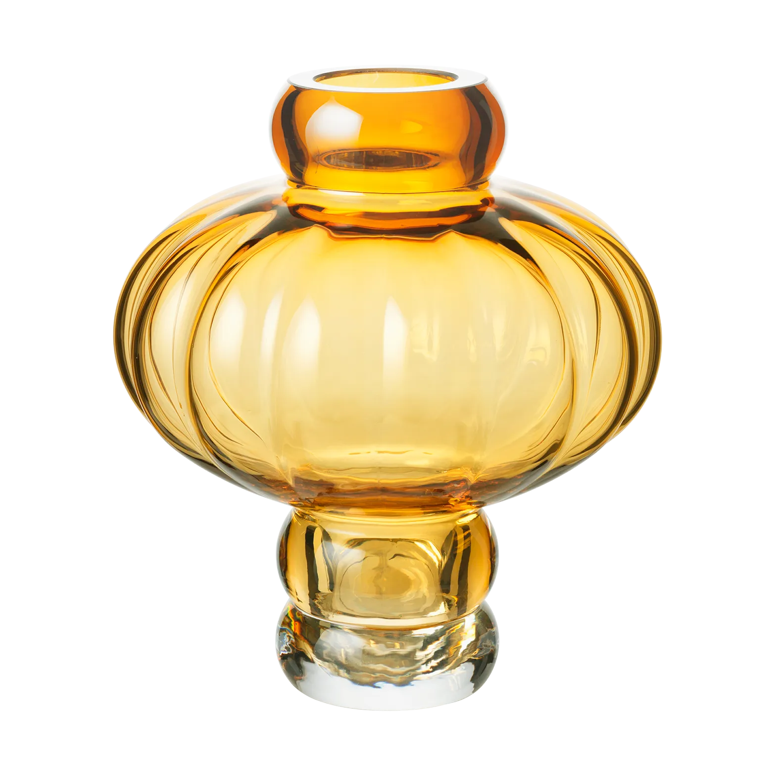 Balloon 气球花瓶 透明 20cm, 琥珀色 Louise Roe