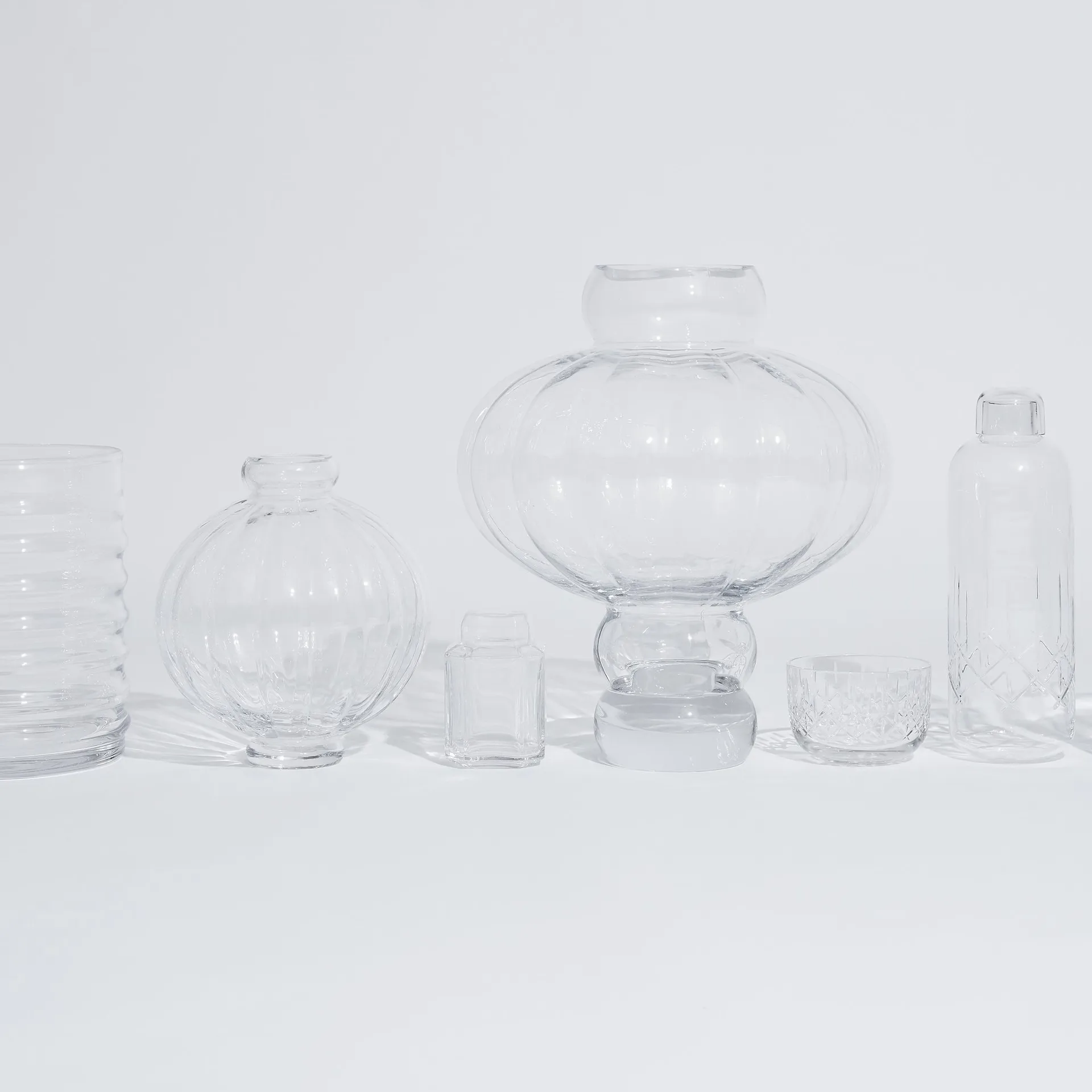 Balloon 气球花瓶 透明 25cm, 透明 Louise Roe