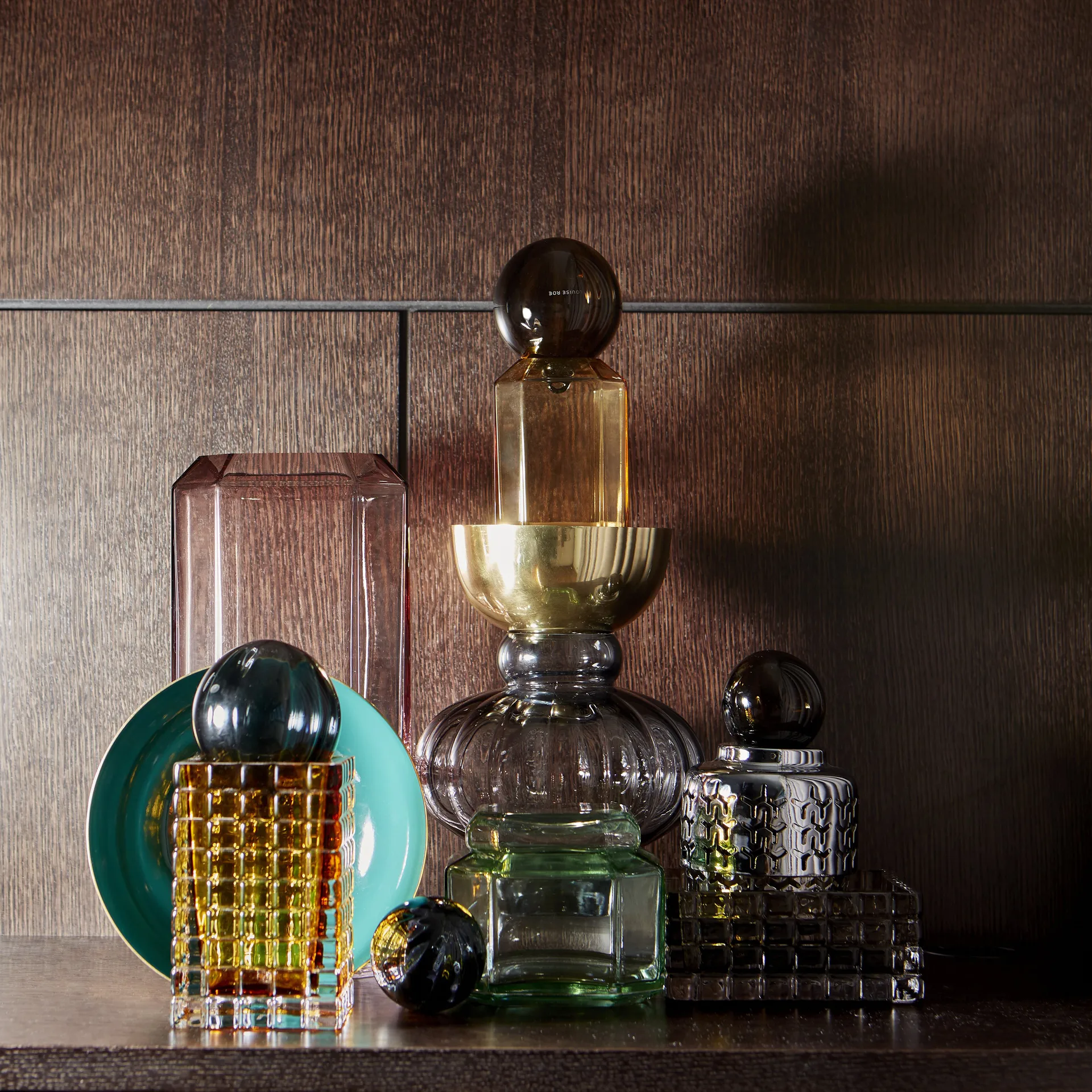 City lights 3  烛台, amber Louise Roe