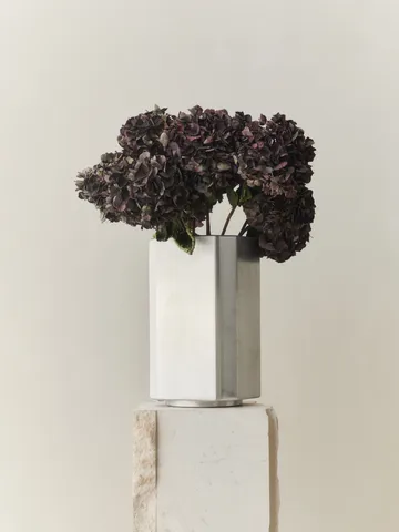 Funki 小号花盆36cm - 拉丝铝 - Louise Roe