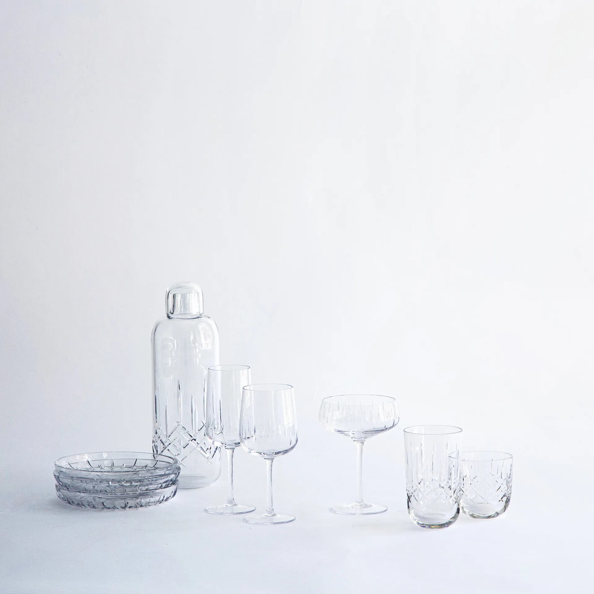 Louise Roe whiskeyglass 30 cl, clear Louise Roe