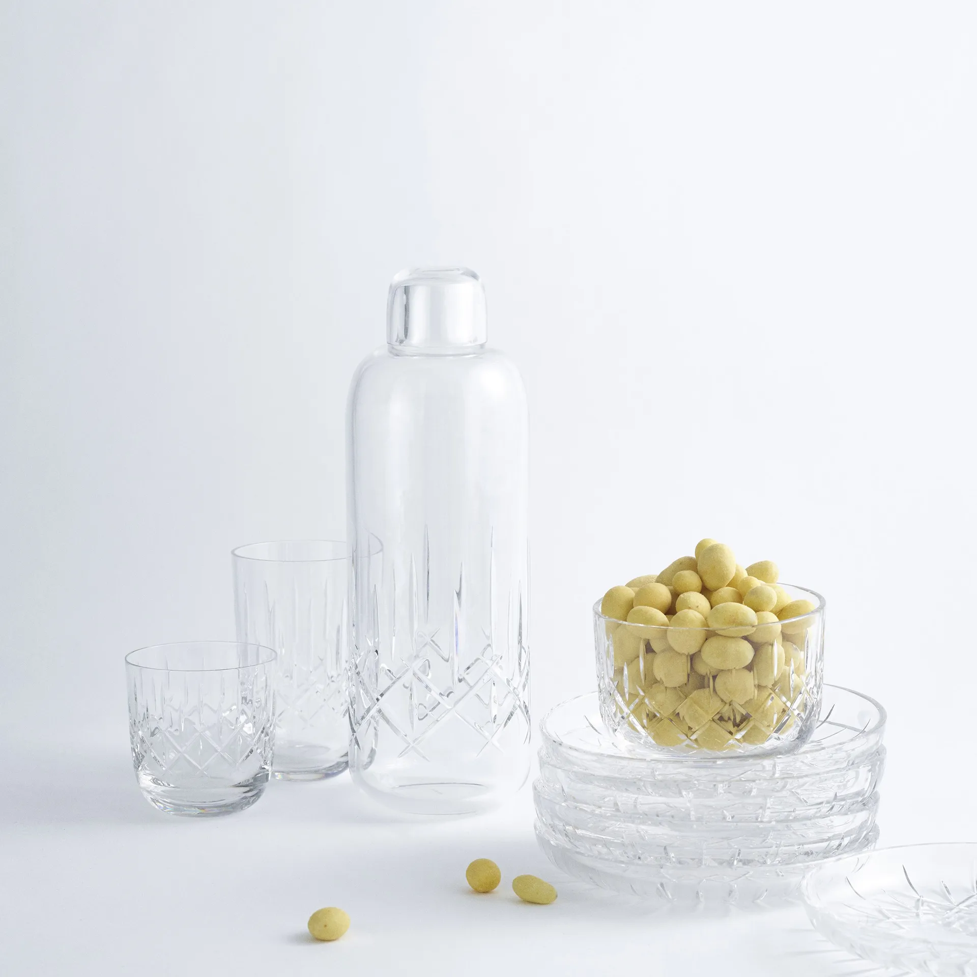 Louise Roe whiskeyglass 30 cl, clear Louise Roe