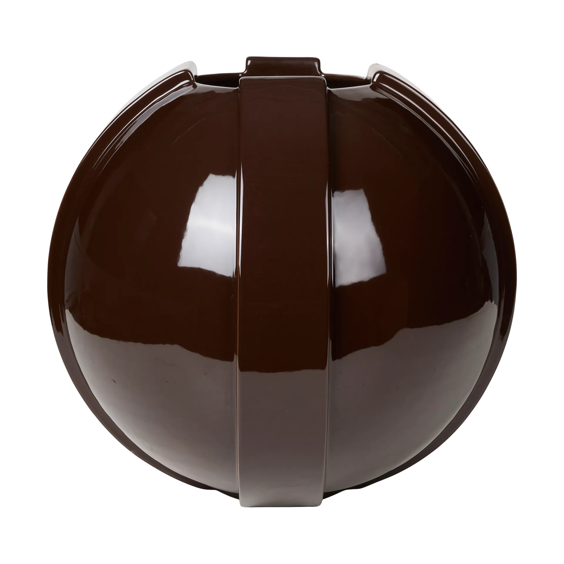 Vinci 花瓶 02 39 cm, 深褐色 Louise Roe