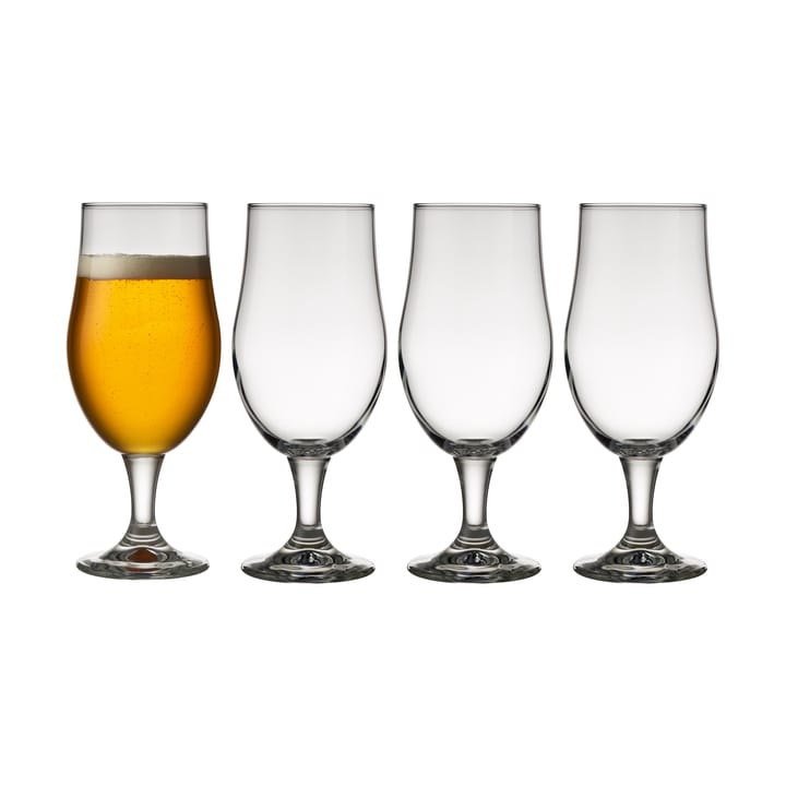Juvel 啤酒玻璃杯 49 cl 四件套装 - Clear - Lyngby Glas