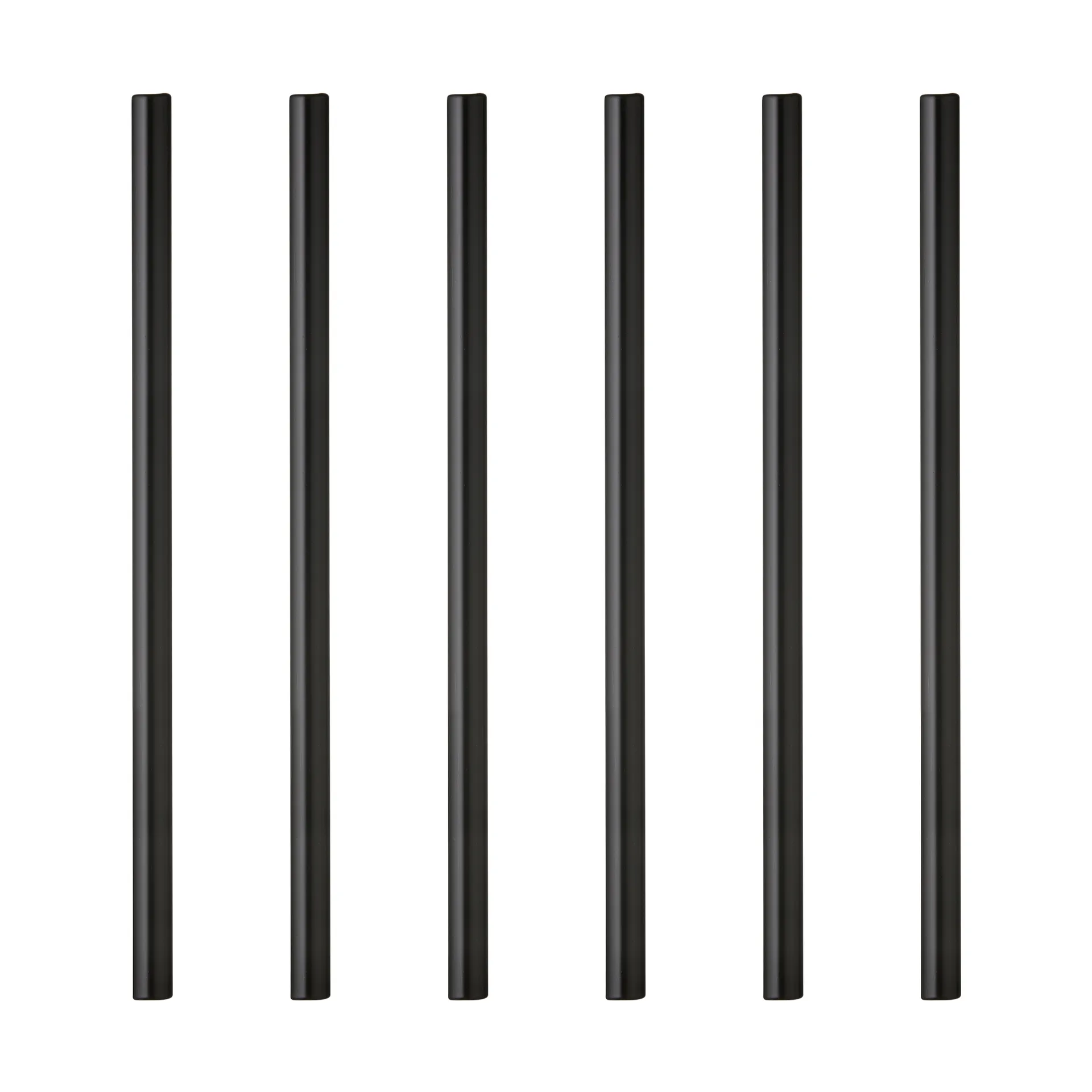 Lyngby Glas 吸管 14.5 cm 六件套装, Black Lyngby Glas