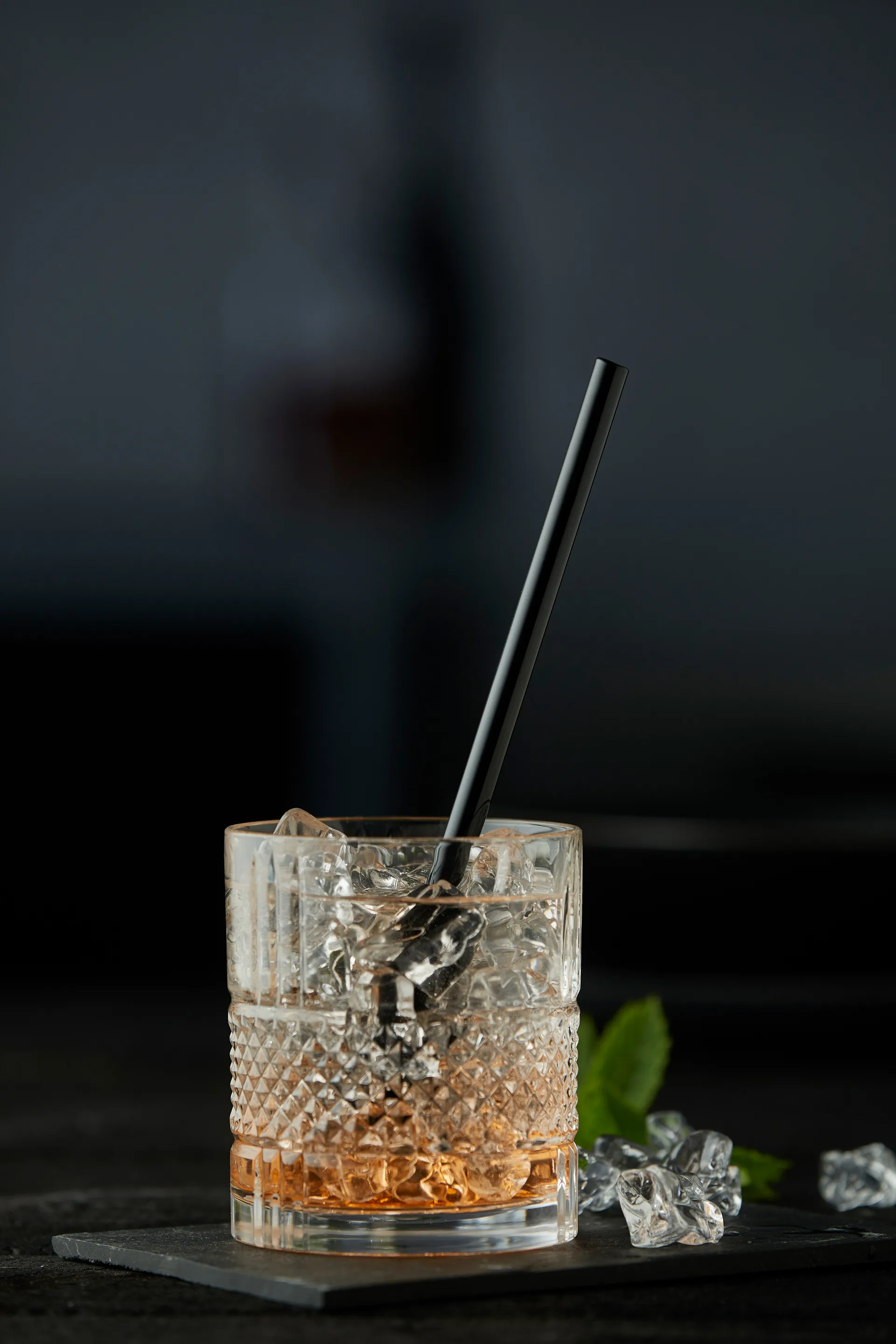 Lyngby Glas 吸管 14.5 cm 六件套装, Black Lyngby Glas