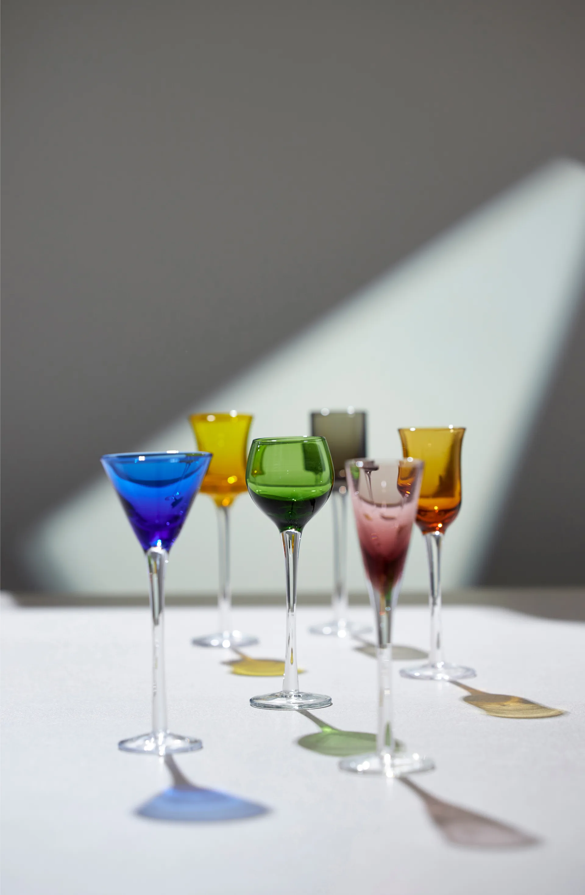 Lyngby Glas 烈酒杯 2.5-50ml 6件装, 混色 Lyngby Glas