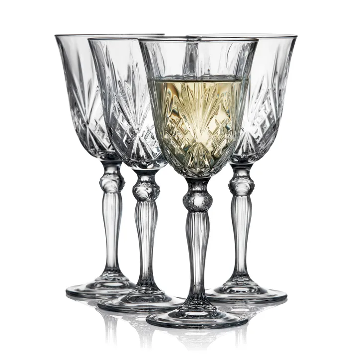 Melodia 白葡萄酒杯 210ml 4只装 - 晶透 - Lyngby Glas