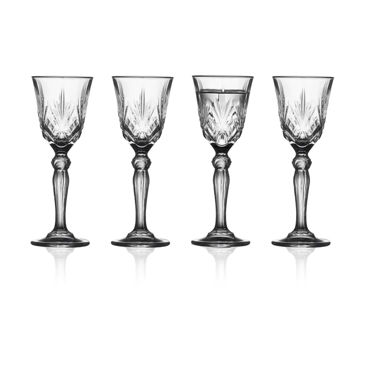 Melodia 带柄烈酒杯 50ml 4包装 - 透明 - Lyngby Glas