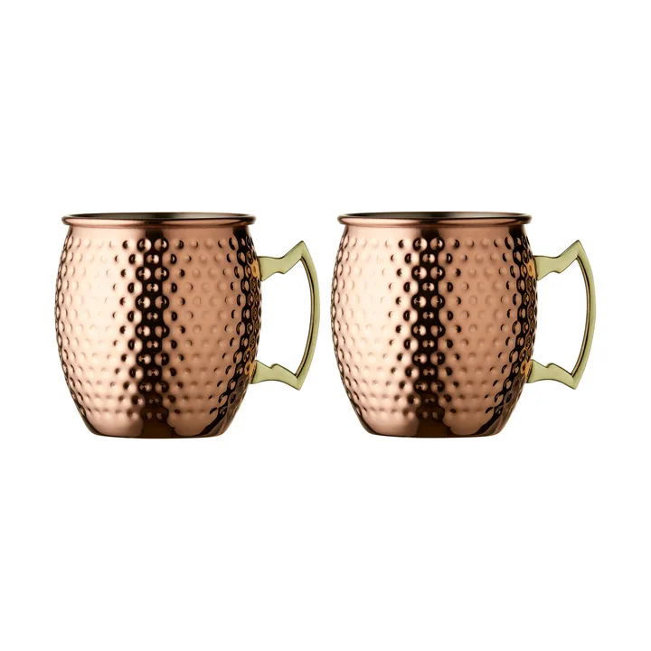 Moscow mule 马克杯 550ml 2只装 - 铜色 - Lyngby Glas