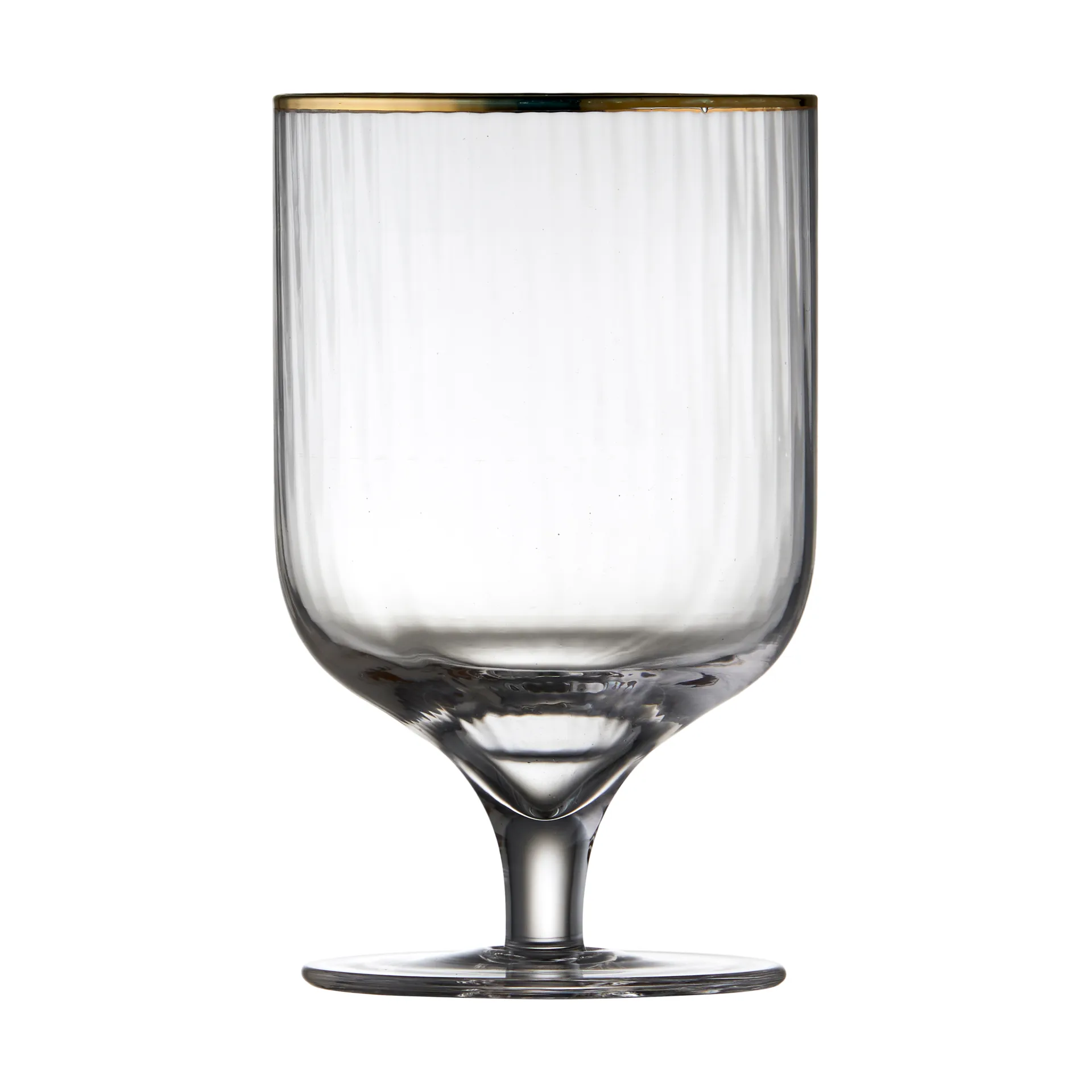 Palermo Gold 金色葡萄酒杯 300ml 4只装, 透明_金色 Lyngby Glas