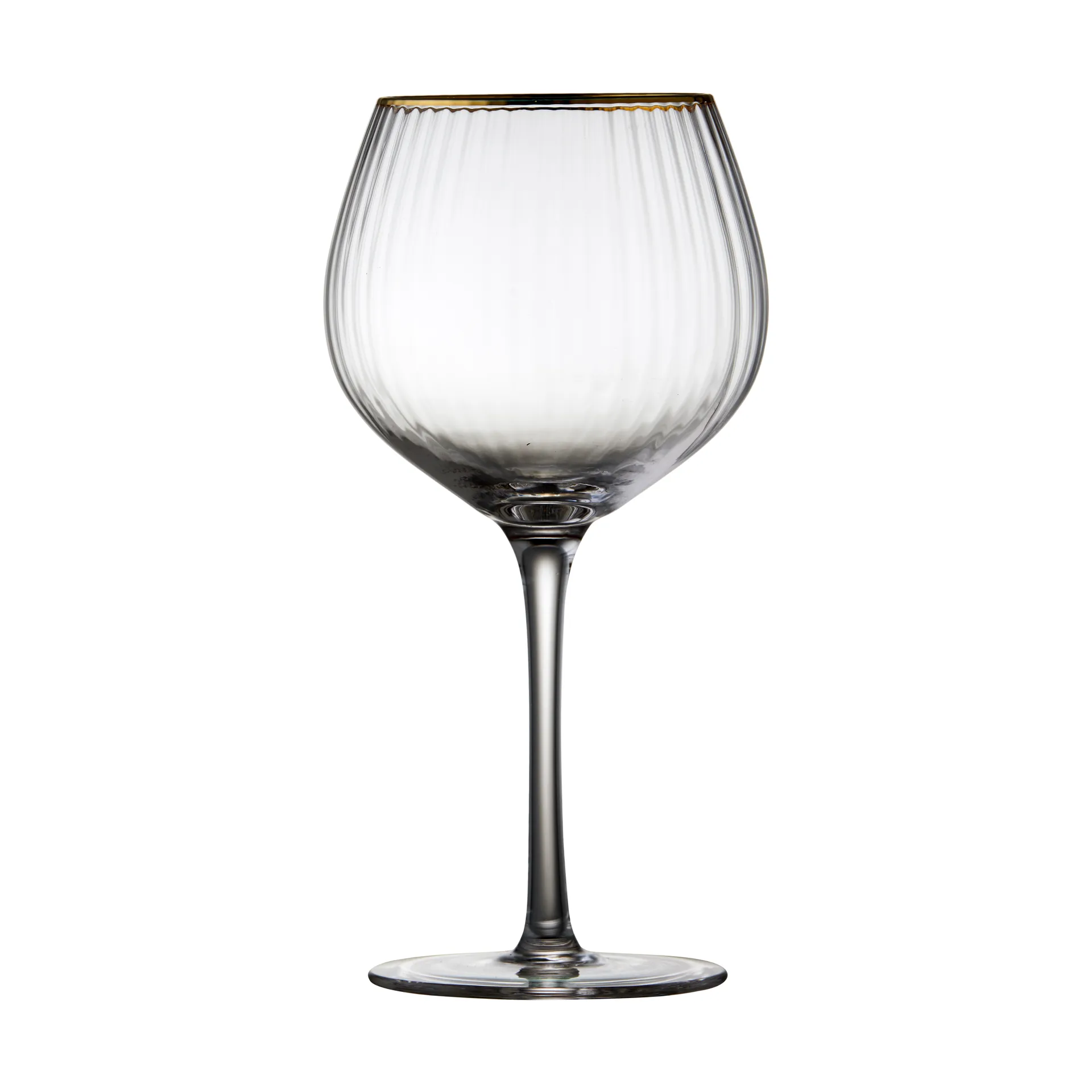Palermo Gold 金色金汤力酒杯 650ml 4只装, 透明_金色 Lyngby Glas