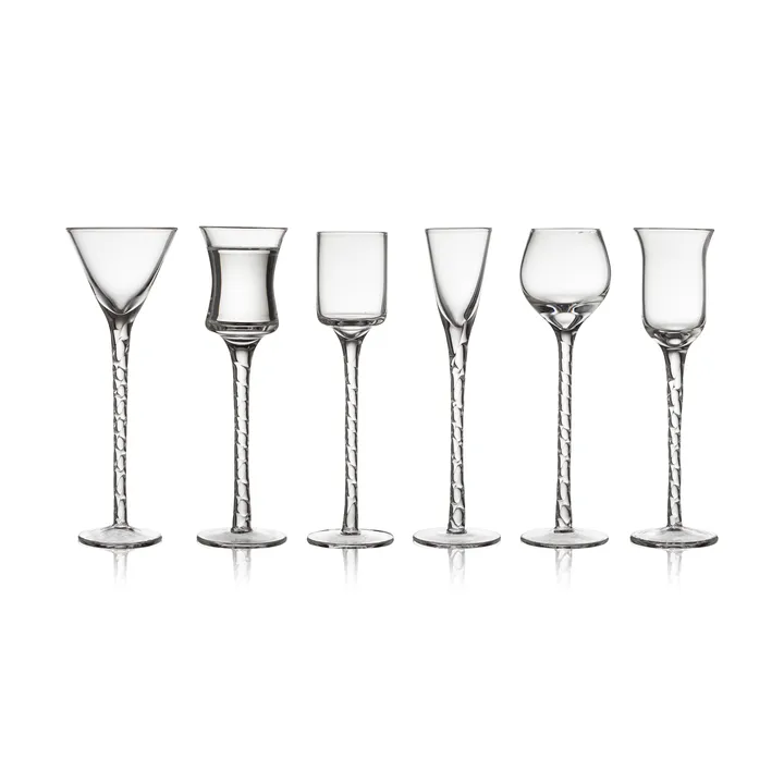 Rom 烈酒杯 2.5-50ml 6件装 - 透明 - Lyngby Glas