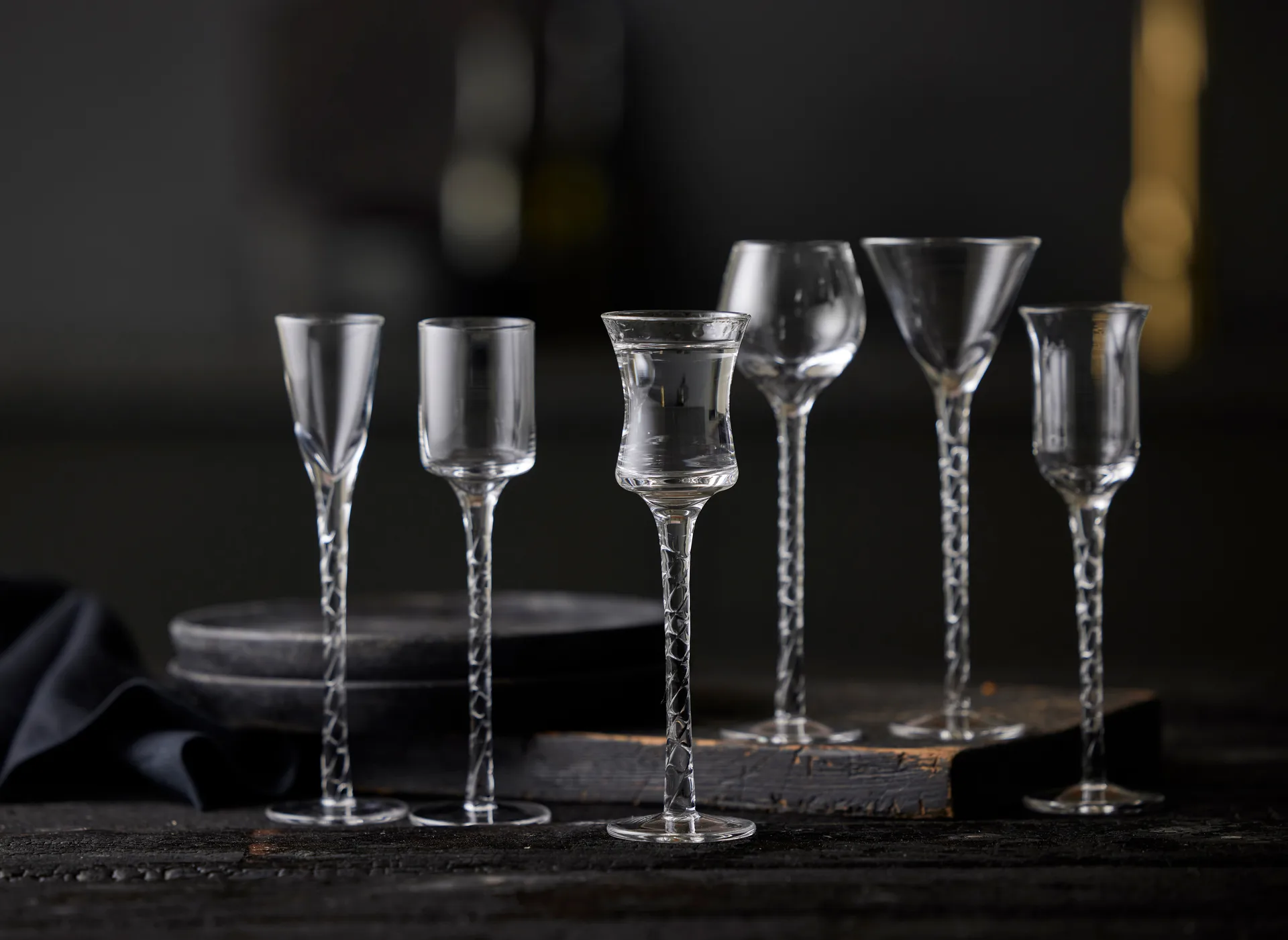 Rom 烈酒杯 2.5-50ml 6件装, 透明 Lyngby Glas
