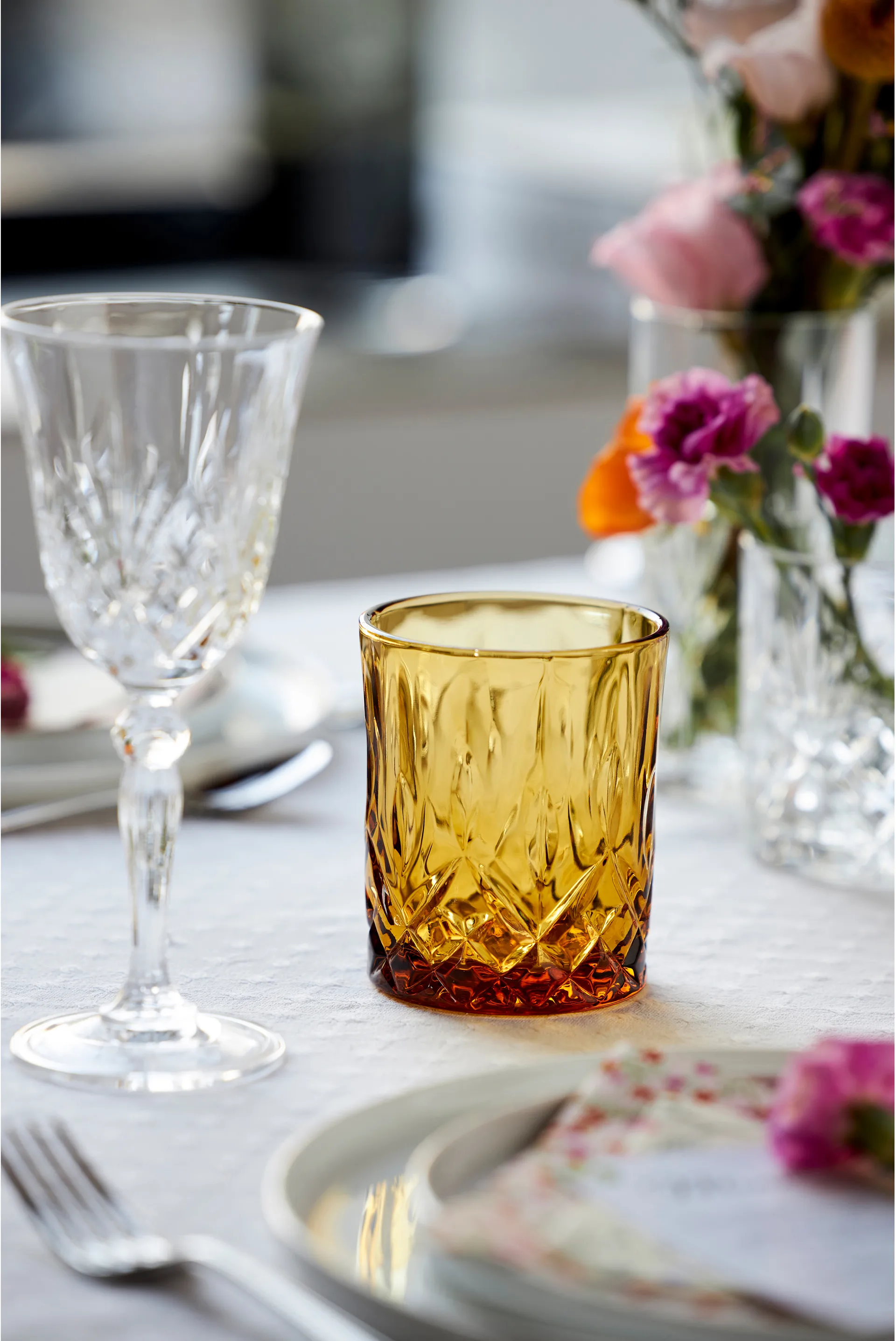 Sorrento 威士忌玻璃杯 32 cl 四件套装, 蓝色 Lyngby Glas