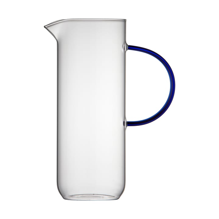 Torino 玻璃 水瓶/玻璃水瓶 1,1 l - 透明-蓝色 - Lyngby Glas
