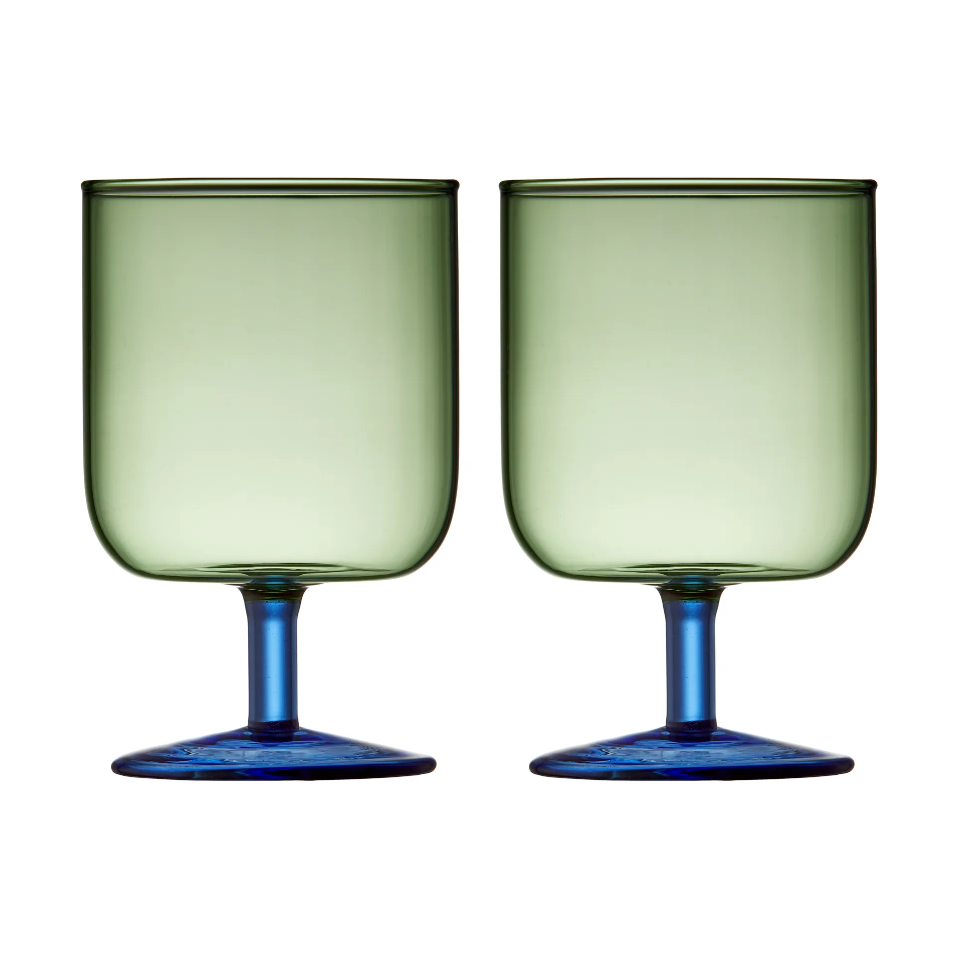 Torino 酒杯 300ml 2包装, 绿色-蓝色 Lyngby Glas