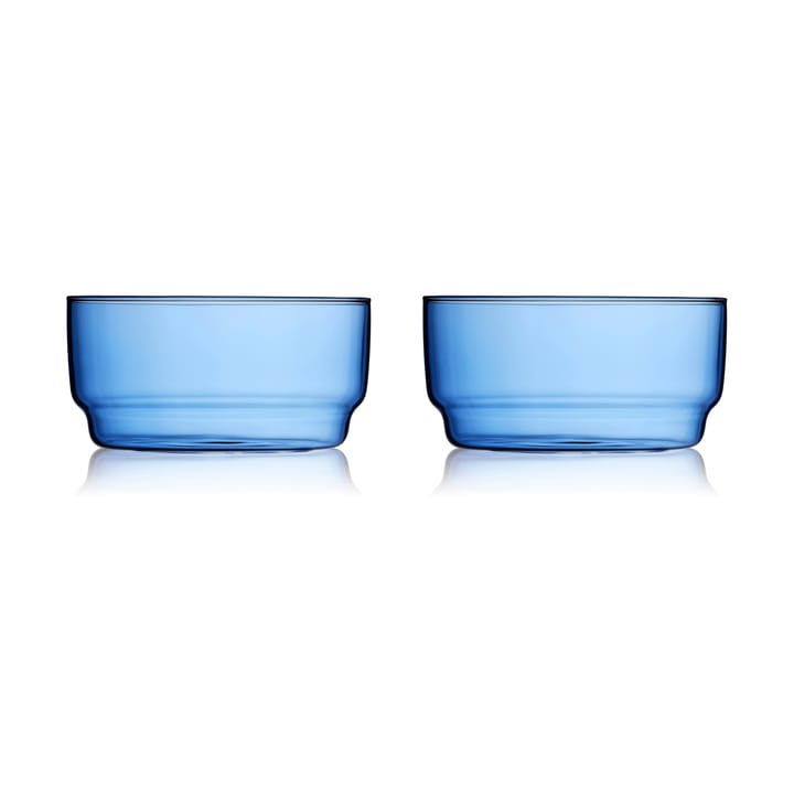 Torino 碗 50 cl 两件套装 - 蓝色 - Lyngby Glas
