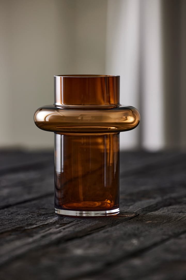 Tube 花瓶 玻璃 20 cm, Amber Lyngby Glas