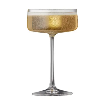 Zero 碟形香槟杯 260ml 4只装 - 晶透 - Lyngby Glas