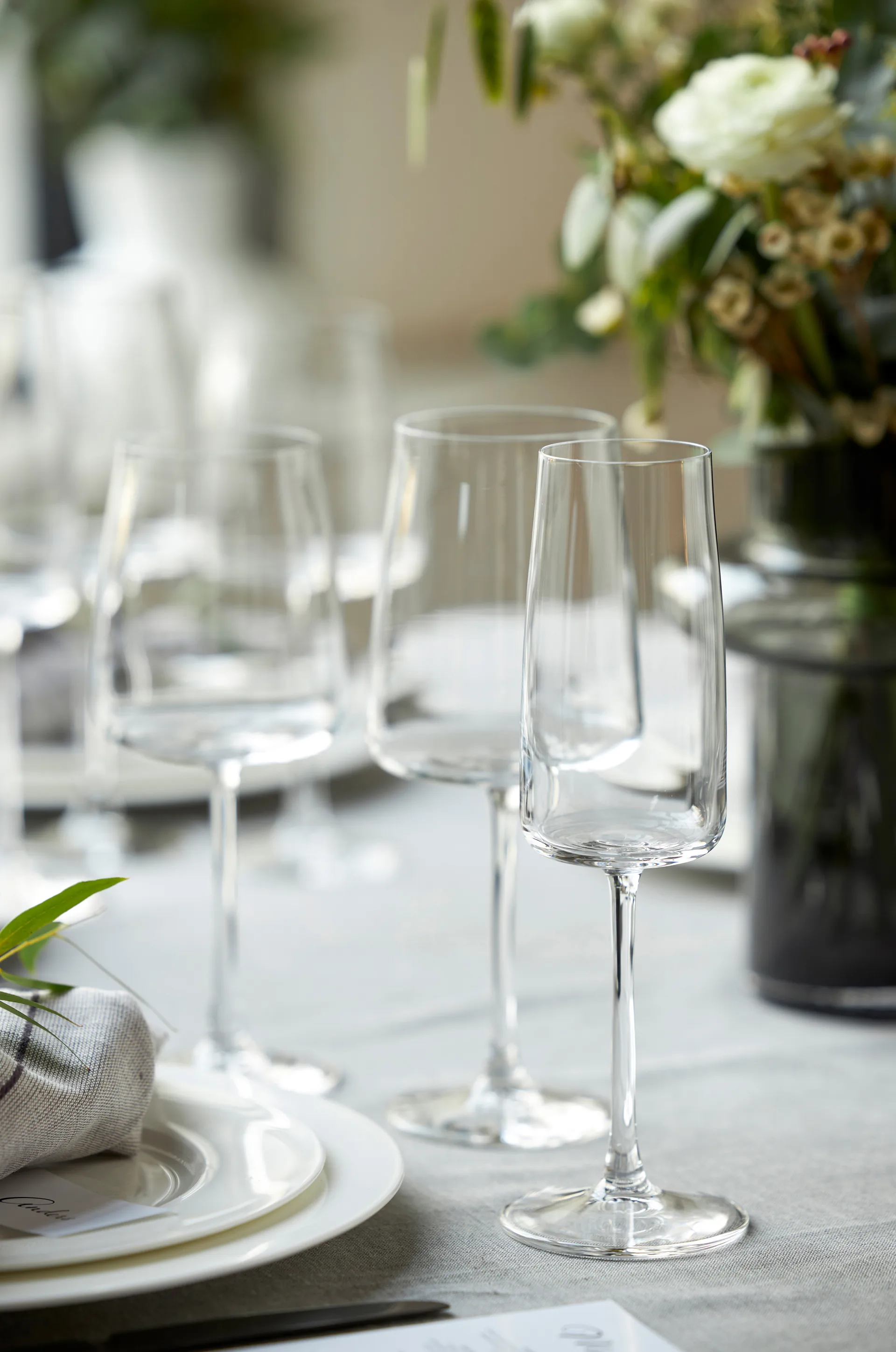 Zero 香槟杯 30 cl 四件套装, Crystal Lyngby Glas