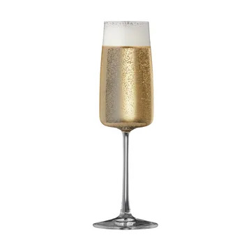 Zero 香槟杯 300ml 4只装 - 晶透 - Lyngby Glas