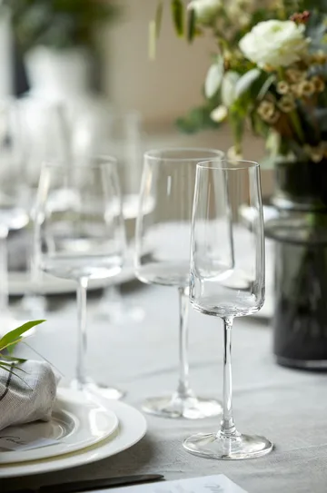 Zero 香槟杯 300ml 4只装 - 晶透 - Lyngby Glas