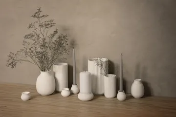 Curve 烛台7cm - 白色 - Lyngby Porcelæn