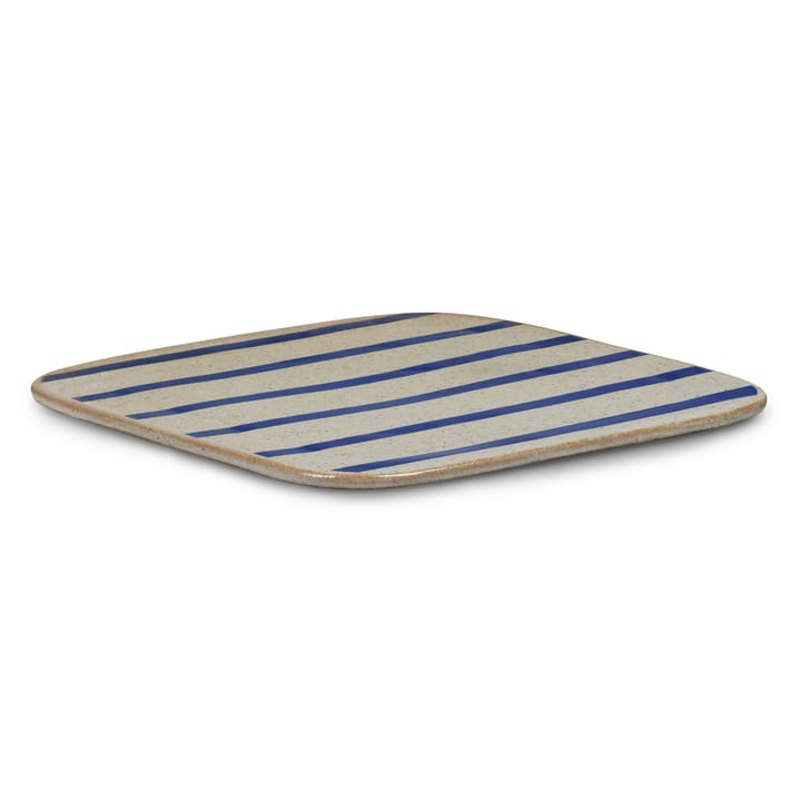 DAN-ILD remsa platter 27x27 cm, 蓝色 Lyngby Porcelæn