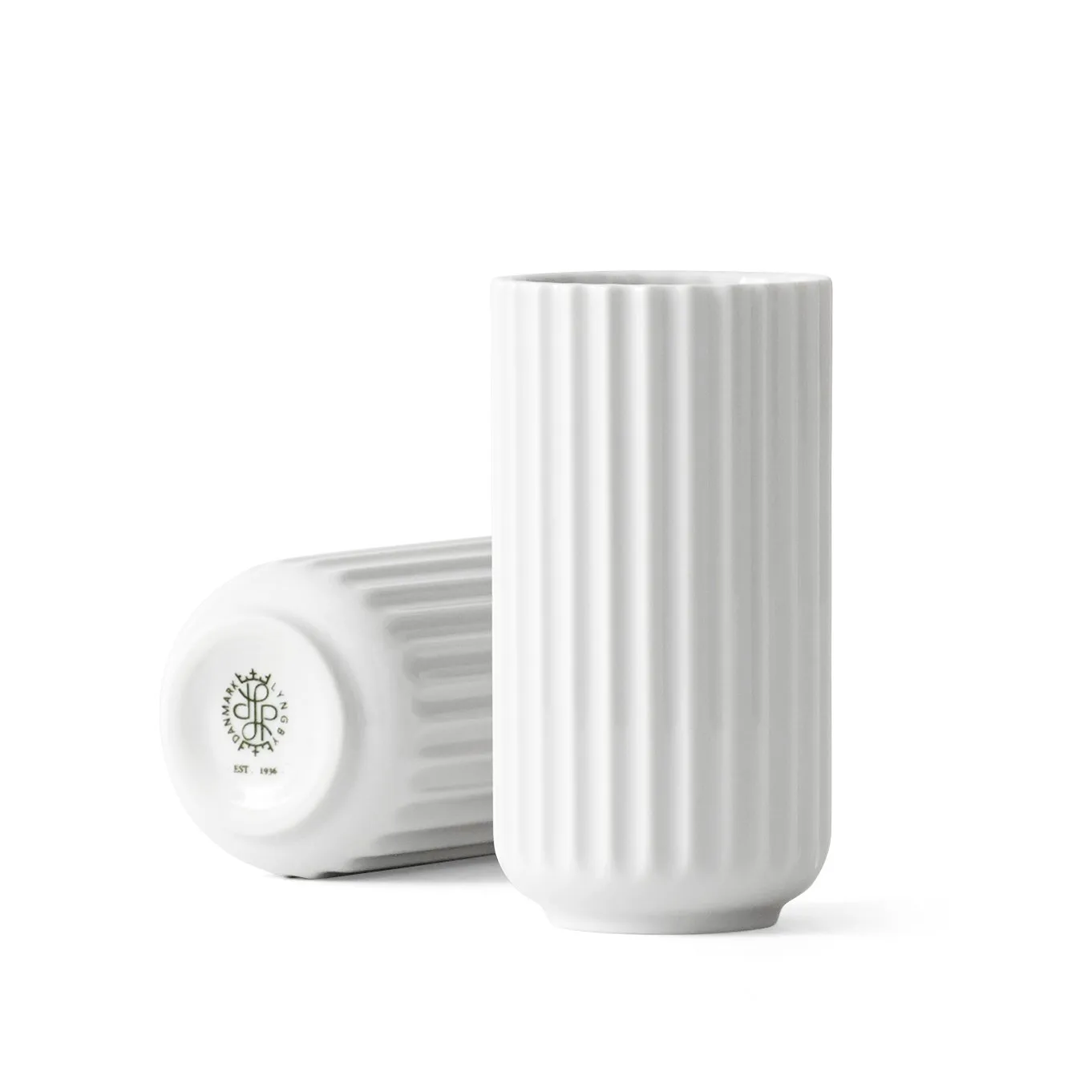 Lyngby 白色花瓶, 10cm Lyngby Porcelæn